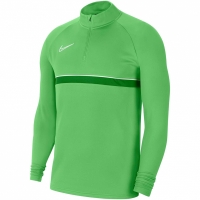 Bluza de trening For Nike Dri- FIT Academy 21 Drill Top verde CW6112 362 pentru Copii