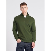 Bluza de trening Jack Wills Barchester Quarter cu fermoar kombu verde