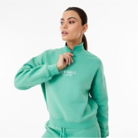 Bluza de trening Jack Wills Honeylane fermoar verde