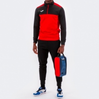 Bluza de trening Joma 1/2 Zipper Winner rosu-negru