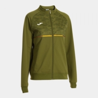 Bluza de trening Joma Record III cu fermoar kaki verde