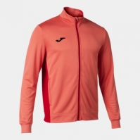 Bluza de trening Joma Winner II cu fermoar Fluor portocaliu fosforescent