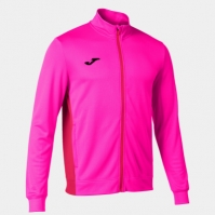 Bluza de trening Joma Winner II cu fermoar Fluor roz fosforescent