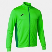 Bluza de trening Joma Winner II cu fermoar Fluor verde fosforescent