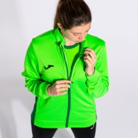 Bluza de trening Joma Winner II cu fermoar Fluor verde fosforescent