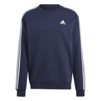 Bluza de trening Pulovere adidas Crew 3-Stripes pentru Barbati bleumarin alb