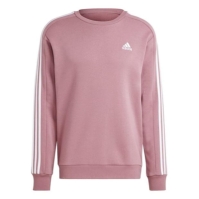 Bluza de trening Pulovere adidas Crew 3-Stripes pentru Barbati rosu inchis