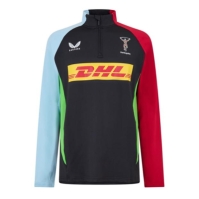 Castore Harlequins Matchday quarter cu fermoar Midlayer 2024 2025 pentru adulti gri