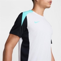 Bluza fotbal Nike Strike Dri-FIT maneca scurta Global pentru Barbati gri albastru