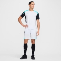 Bluza fotbal Nike Strike Dri-FIT maneca scurta Global pentru Barbati gri albastru