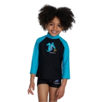 Bluza inot Speedo bebelusi negru verde