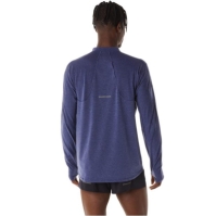 Bluza maneca lunga Asics fermoar albastru