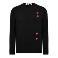 Bluza maneca lunga COMME DES GARCONS PLAY Comme -Shirt pentru barbati negru