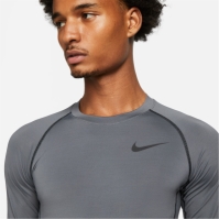 Bluza maneca lunga Nike Pro Core pentru Barbati gri