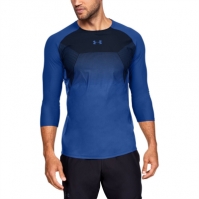 Bluza maneca trei sferturi Under Armour Threadborne Vanish pentru Barbati albastru