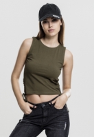 Bluza scurta cu siret pentru Femei oliv Urban Classics