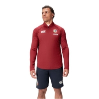 Bluza sport Canterbury British and Irish Lions 2024 Everest First pentru adulti rosu dahlia