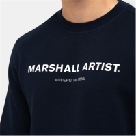 Bluza sport Marshall Artist Artist Stampa bleumarin