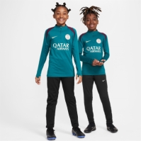 Bluza sport STRIKE DRILL TOP Nike Paris Saint-Germain 2024 2024 Juniors verde