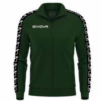 Bluza trening fermoar Givova GIACCA TRICOT BAND verde military