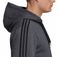 Bluze Adidas Essentials 3 Stripes Fullzip gri DX2528 pentru Barbati