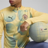 Bluze de trening Puma Manchester City FC Fourth Pre-Match Drill 2024 2025 pentru adulti albastru