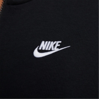 Hanorac Nike Sportswear Club Fleece Full-cu fermoar pentru Barbati negru