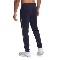 Pantaloni sport fleece conici Under Armour Icon pentru Barbati bleumarin alb