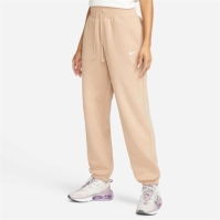 Bluze Pantaloni sport Nike Sportswear Phoenix talie inalta supradimensionat pentru femei hemp alb