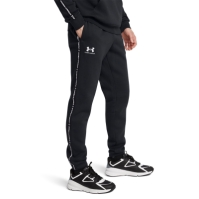 Pantaloni sport fleece conici Under Armour Icon pentru Barbati negru