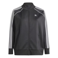 Bluze trening adidas Signature trei cu dungi pentru femei negru