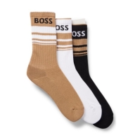 Boss 3P QS Rib cu dungi CC 10259874 0 bej alb negru