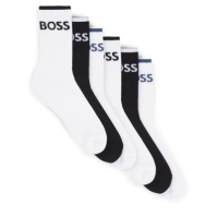 Boss 6P QS cu dungi CC 10257762 01 alb negru