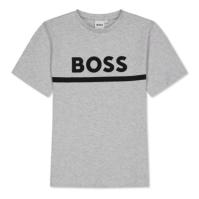 Boss Boss cu imprimeu mare Tee copii gri a32