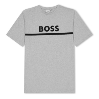 Boss Boss cu imprimeu mare Tee pentru copii gri a32