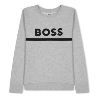 Bluza de trening Boss Logo pentru Bebelusi gri a32