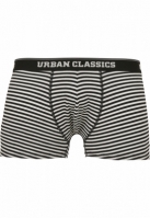 Boxeri 5-. bur dkblu+wht Urban Classics albastru inchis alb negru multicolor