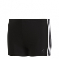 Boxeri adidas clasic 3-Strips Swim pentru baietei negru alb