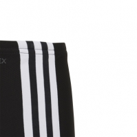 Boxeri adidas clasic 3-Strips Swim pentru baietei negru alb