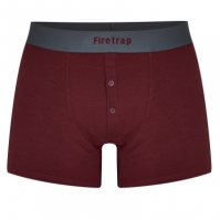 Boxeri Set 2 Firetrap gri visiniu