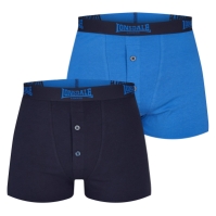 Boxeri Set 2 Lonsdale pentru Barbati albastru bleumarin