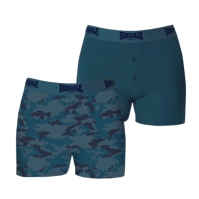 Boxeri Set 2 Lonsdale pentru Barbati albastru camuflaj