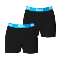 Boxeri Set 2 Lonsdale pentru Barbati negru brt albastru