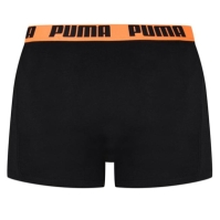 Boxeri Set 2 Puma pentru Barbati gri portocaliu