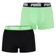 Boxeri Set 2 Puma pentru Barbati verde ghecko