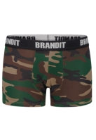 Boxeri Set de 2 Logo camuflaj negru Brandit