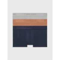 Boxeri Set de 3 Calvin Klein Low Rise brw bleumarin gri mgw