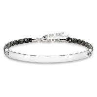 Bratari THOMAS SABO A002917311L19 pentru Femei silver, negru