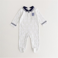 Brecrest Team Anglia 90 Retro Acasa Babygrow alb