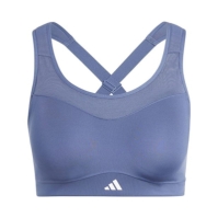 Bustiera fitness adidas Tlrdim Medium Impact Sports pentru femei albastru